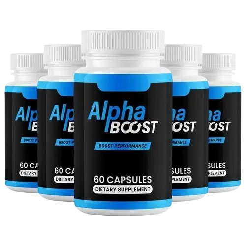 Alpha Boost Testosterone Supplement Bottle